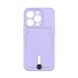 Чохол Colorfull Pocket Card з кишенею для карт для iPhone 13 Pro Elegant Purple 208-01855 фото
