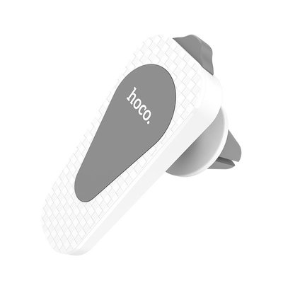 Автомобільний магнітний тримач телефону для повітропроводу Hoco CA37 Білий 201-00026 фото