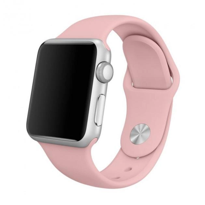 Силіконовий ремінець для Apple Watch 42/44/45/49 мм Light Pink 212-00667 фото