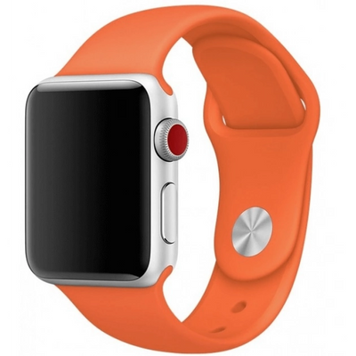 Силіконовий ремінець для Apple Watch 42/44/45/49 мм Orange 212-00672 фото
