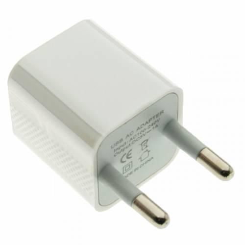 Мережевий зарядний пристрій Wuw C71 1 USB Power Adapter Білий 209-00009 фото