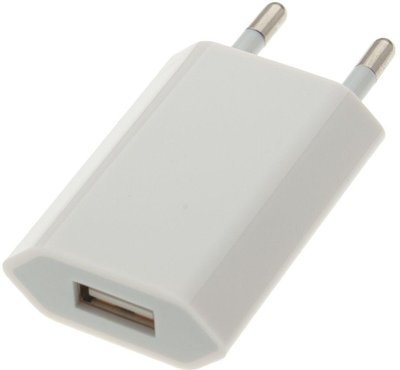 Мережевий зарядний пристрій Wuw C72 1 USB Power Adapter Білий 209-00010 фото