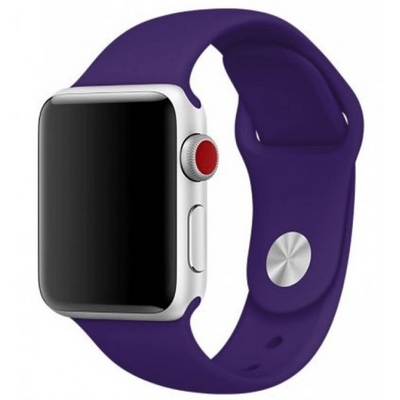 Силіконовий ремінець для Apple Watch 42/44/45/49 мм Purple 212-00678 фото