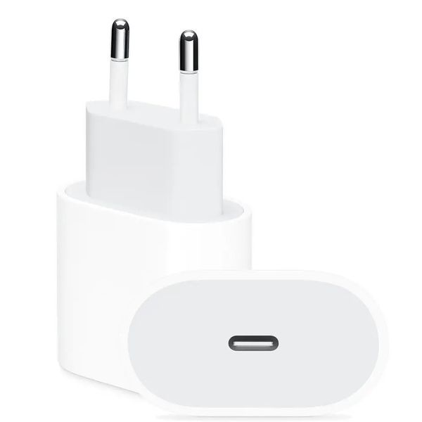 Комплект швидкого заряджання для iPhone, Адаптер живлення 20W з кабелем USB-C - Lightning 209-00022 фото