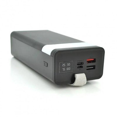 Портативный аккумулятор Power Bank WUW Y114 2 USB+Type-C 40000mAh Черный 216-00023 фото