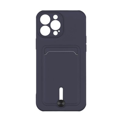 Чохол Colorfull Pocket Card з кишенею для карт для iPhone 12 Pro Max Dark Blue 208-01831 фото