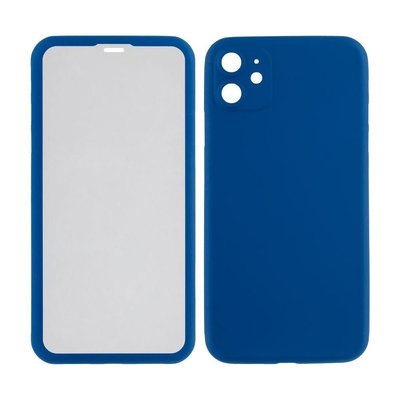 Чехол Double Sided для iPhone 11 Синій 218-00026 фото