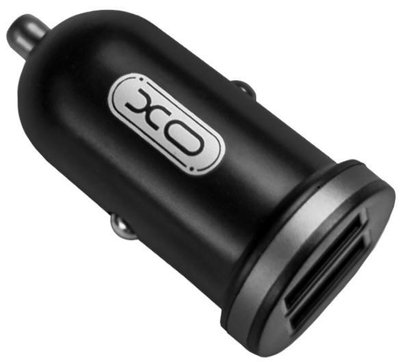 Автомобільний зарядний пристрій XO TZ08 2USB 2.1A micro-USB Чорний 209-00038 фото