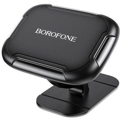 Автомобільний магнітний утримувач для телефону на липучці Borofone BH36 Voyage Чорний 201-00011 фото