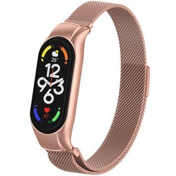 Ремінець Milanese Loop Design для Xiaomi Mi Band 7 Rose Pink 212-01623 фото
