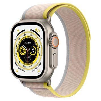 Ремінець Hoco WA14 Original series Apple watch (38/40/41mm) Yellow with White 212-01321 фото