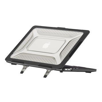 Накладка TPU+PC Hex Shield для MacBook Air 13" 2018/2020 (A2337 M1/A2179/A1932) Black 777-07792 фото