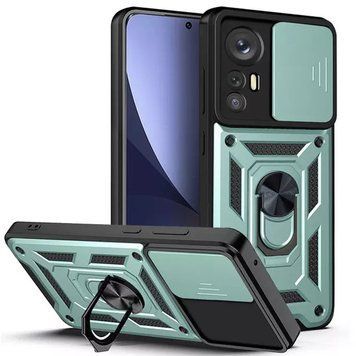 Ударостійкий чохол Camshield Serge Ring для Xiaomi 12 Lite Green 777-04573 фото