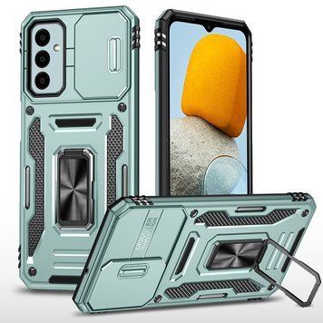 Ударопрочный чехол Camshield Army Ring для Samsung Galaxy A25 5G Light Green 777-04975 фото