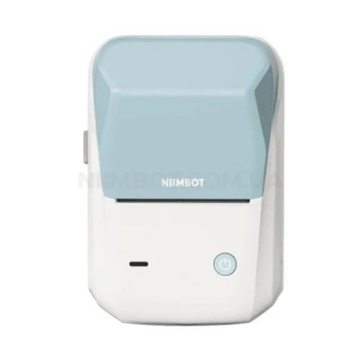 Термопринтер для друку наклейок NIIMBOT B1 Blue (1AC1222200A) 656-00246 фото