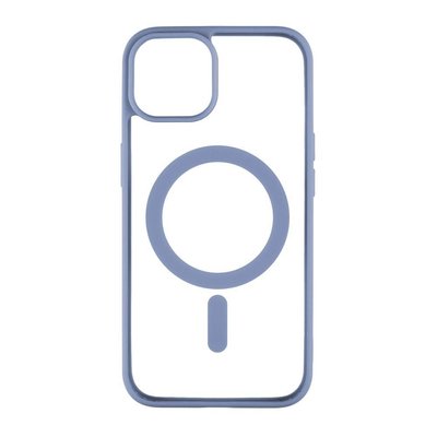 Силиконовый чехол Clear Color Case with MagSafe для iPhone 15 Plus Голубой 214-00432 фото