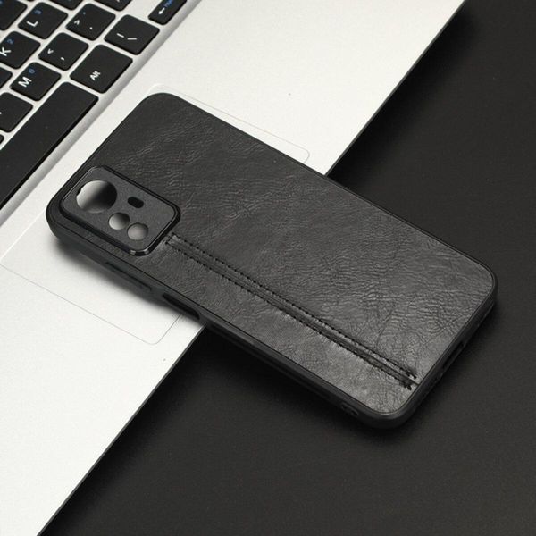 Чохол Cosmiс Leather Case для Xiaomi Redmi Note 12s Black 666-00163 фото