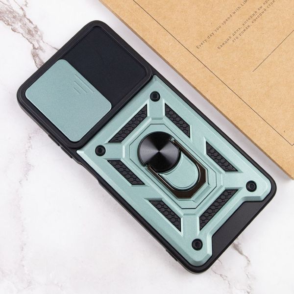 Ударостійкий чохол Camshield Serge Ring для Xiaomi Redmi 12 / Poco M6 Pro 5G Green 777-04456 фото