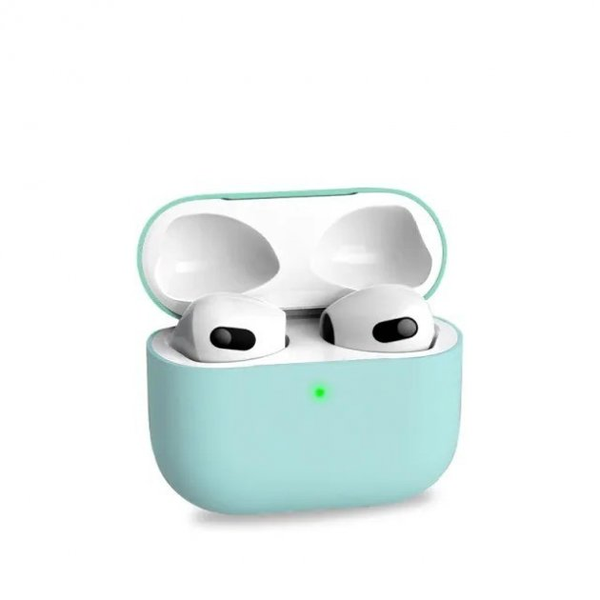 Силиконовый чехол для наушников AirPods 3 Light Green 203-00029 фото