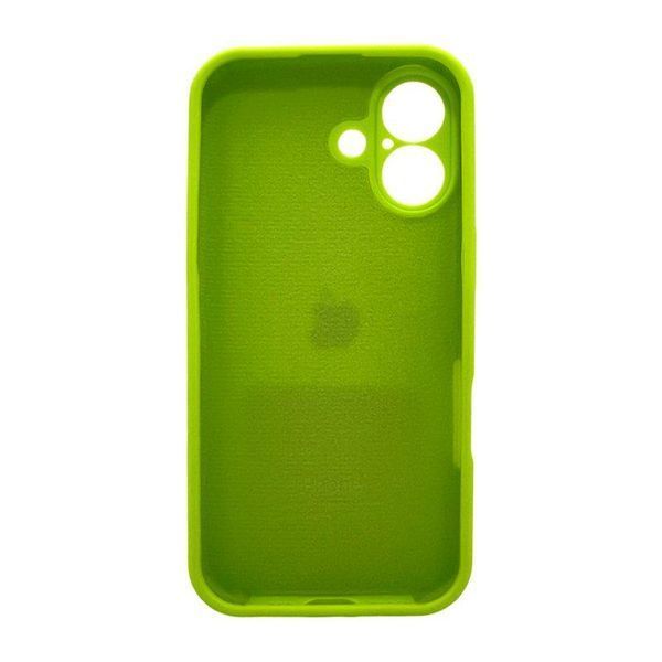 Силиконовый чехол с закрытой камерой для iPhone 17 Shiny Green 666-04193 фото