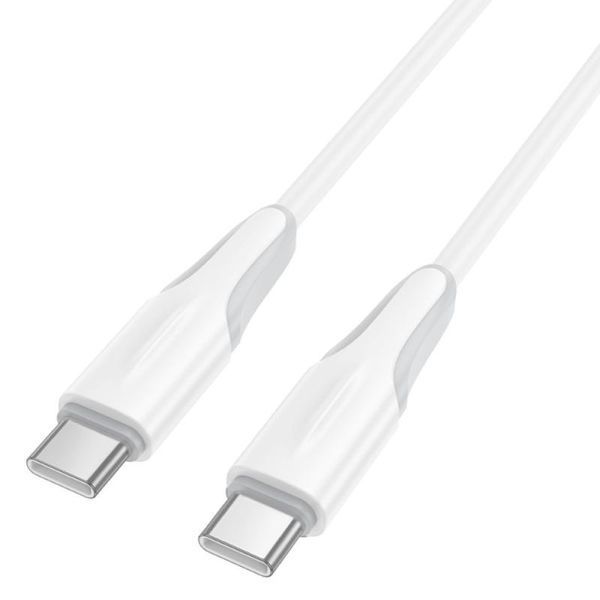 Дата кабель Borofone BX119 New Type-C to Type-C 60W (1m) White ILSO-00000079288-2 фото