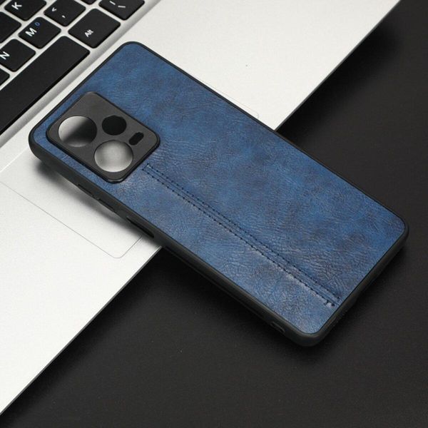 Чехол Cosmiс Leather Case для Xiaomi Redmi Note 12 Pro 5G Blue 666-00404 фото