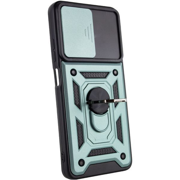 Ударостійкий чохол Camshield Serge Ring для Xiaomi Redmi 12 / Poco M6 Pro 5G Green 777-04456 фото