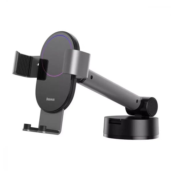 Автомобільний тримач Baseus Simplism Gravity Car Mount With Suction Base Black 201-00097 фото