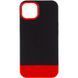 Чохол TPU+PC Bichromatic для Apple iPhone 12 Pro Max (6.7") Black / Red 555-03941 фото