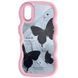 Чохол TPU Cloudy Pictures для iPhone XR (6.1") Butterflies Pink 555-01325 фото