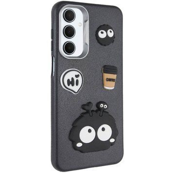 Чохол TPU Leather Toys для Samsung Galaxy A25 5G Monster / Black 555-00926 фото