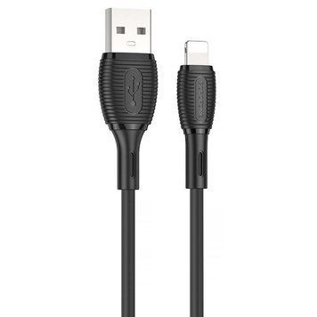 Дата кабель Borofone BX86 Advantage USB to Lightning (1m) Black ILSO-00000071160-2 фото
