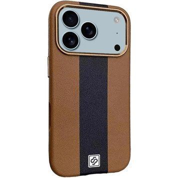 Кожаный чехол Rally with MagSafe для Apple iPhone 17 Pro Max (6.9") Brown / Black 777-08075 фото