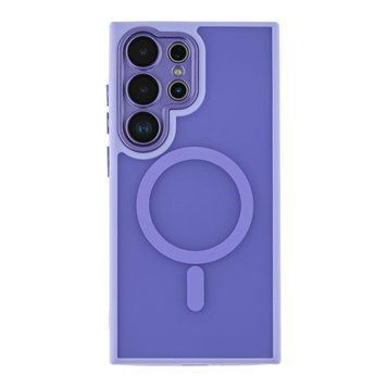 Чохол TPU+PC Magnetic Matte Camera Lens with Magsafe для Samsung Galaxy S25+ 5G (S936) Purple 757-00364 фото