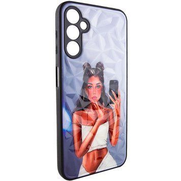 TPU+PC чохол Prisma Ladies для Samsung Galaxy A05s Black in White 777-07249 фото