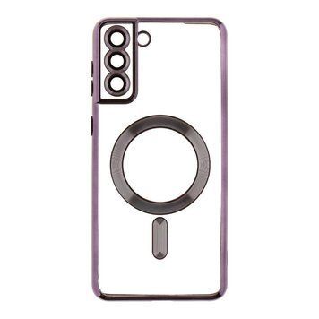 Чохол Wave TPU Metallic with Magsafe для Samsung Galaxy S21 Plus (G996) Dark Purple 555-00162 фото