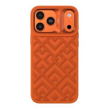 Чохол Kajsa Briquette Collection Rhombus with MagSafe для iPhone 17 Pro Orange Plus B-Ring 2020000509363 фото