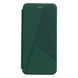 Чехол-книжка кожа Twist для Samsung Galaxy A03s DarkGreen 777-01117 фото