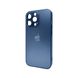 Чехол для смартфона AG Glass Matt Frame Color для iPhone 13 Pro Navy Blue 666-00588 фото