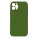 Силиконовый чехол с закрытой камерой для iPhone 12 Pro Hunter Green 333-00814 фото