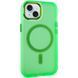 Чехол TPU+PC Lily with MagSafe для Apple iPhone 13 (6.1") Neon Green 214-03628 фото