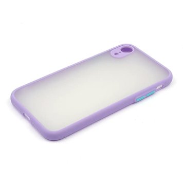 Силиконовый чехол с закрытой камерой Avenger Totu для iPhone Xr Purple 208-00639 фото