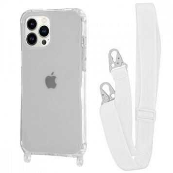 Чохол WAVE Clear Case With Strap для Iphone 14 Pro White 208-05268 фото