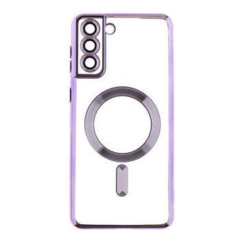 Чохол Wave TPU Metallic with Magsafe для Samsung Galaxy S21 Plus (G996) Purple 555-00163 фото
