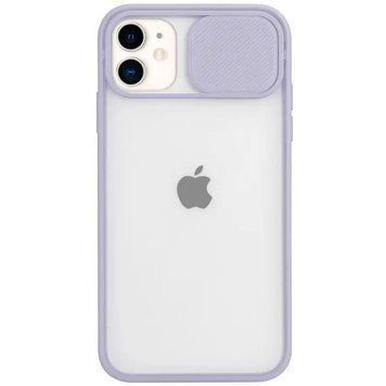 Чохол Camshield mate TPU зі шторкою для камери для iPhone 11 Бузковий 206-00041 фото