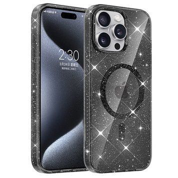 Чохол TPU Eclipse Sparkle (MagFit) для Apple iPhone 14 Pro (6.1") Black 214-03786 фото