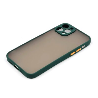 Силіконовий чохол з закритою камерою Avenger Totu для iPhone 12 Pro Dark Green 208-00689 фото