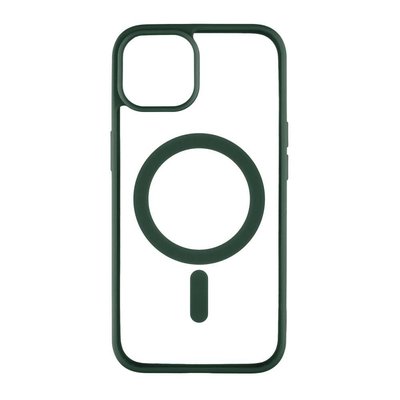Силіконовий чохол Clear Color Case with MagSafe для iPhone 15 Pro Зелений 214-00444 фото