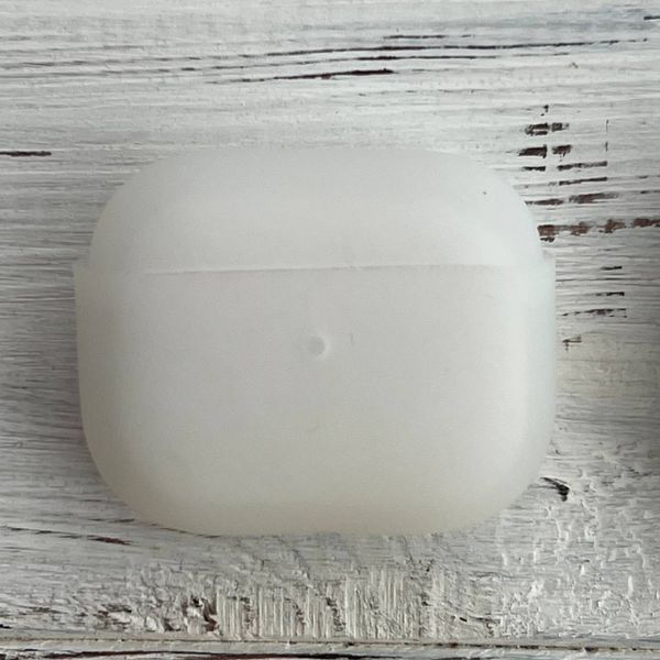 Силиконовый чехол для наушников AirPods 3 Transparent White 203-00026 фото