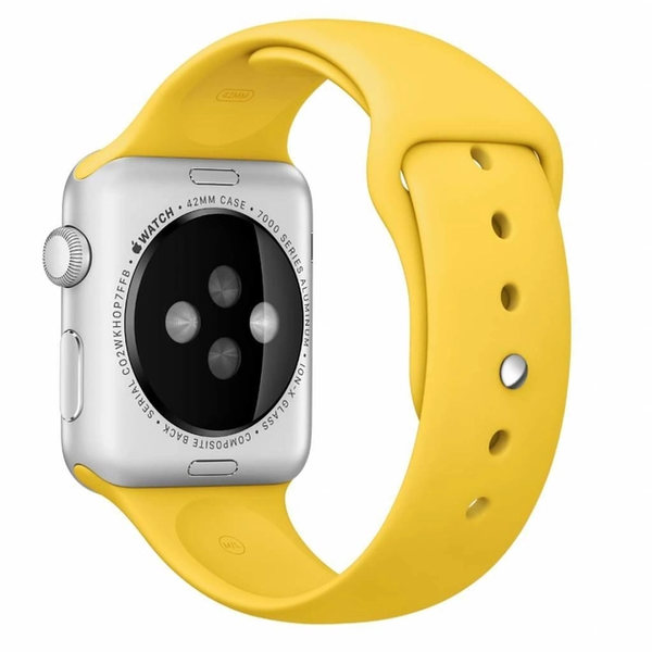 Силиконовый ремешок для Apple Watch 38/40/41 мм Yellow 212-00600 фото